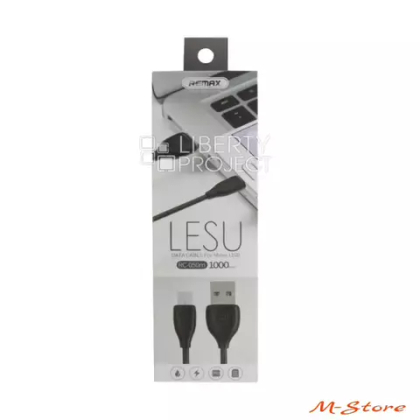 Кабель 1m USB/Micro 1.2A RC-050m Lesu Remax black