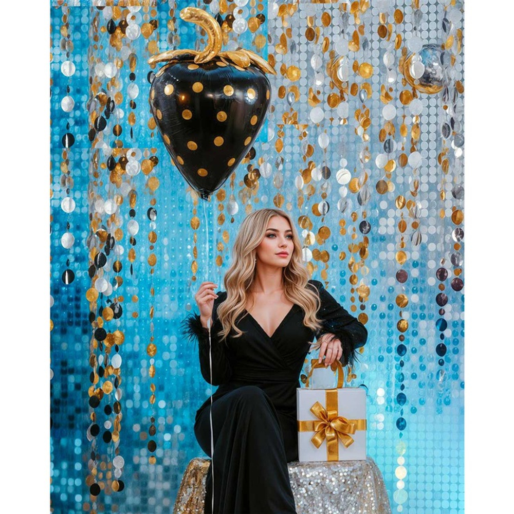 Фигура "Клубника черная с золотом"