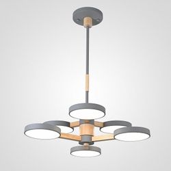 Люстра на штанге Imperiumloft TURNA Gray TURNA-DBL01