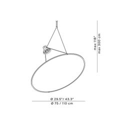 Подвесной светильник Zoi D50 Silver