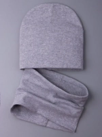 Шапка детская осенняя и снуд