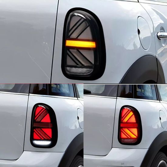 Задние фонари Мини Купер Кантримен R60 Union Jack 2010-2020 V5 type ТЕМНЫЕ