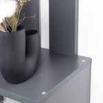 Стеллаж напольный Дален 4 полки 60х30х142 см, серый