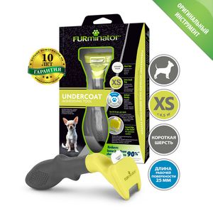 Фурминатор для собак карликовых короткошерстных пород, FURminator Dog Undercoat XS Short Hair 12 YA