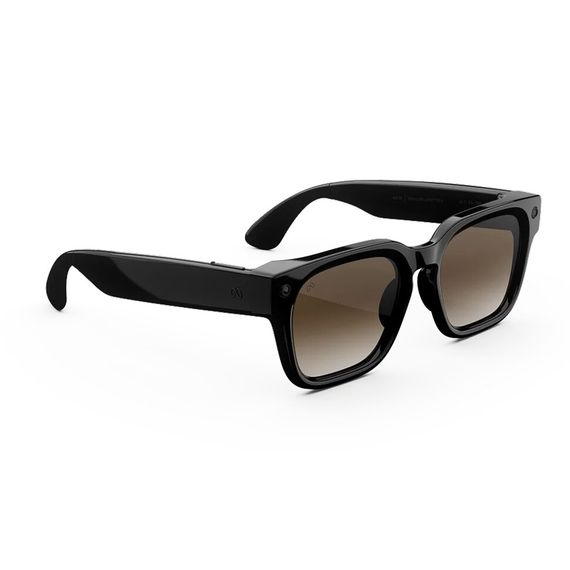 Умные очки Meta Fury Classik Black/Brown Gradient (чёрная оправа, линзы коричневый градиент)