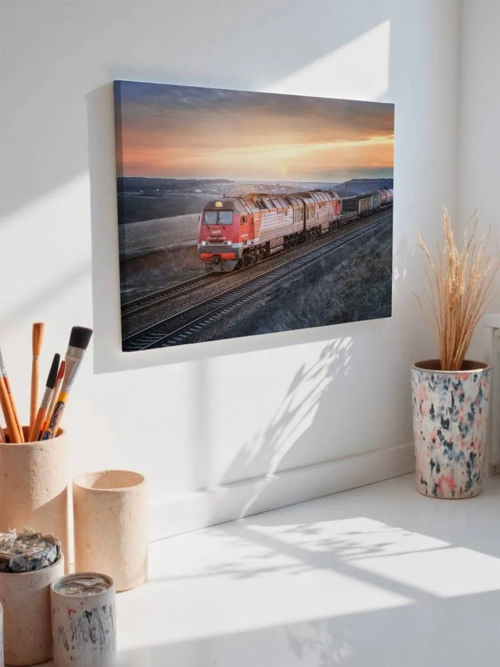Картина на стену 40 X 50 Поезд