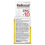 MediNatura, T-Relief, ReBoost, цинк + 10 ингредиентов, таблетки от простуды и гриппа, 60 таблеток