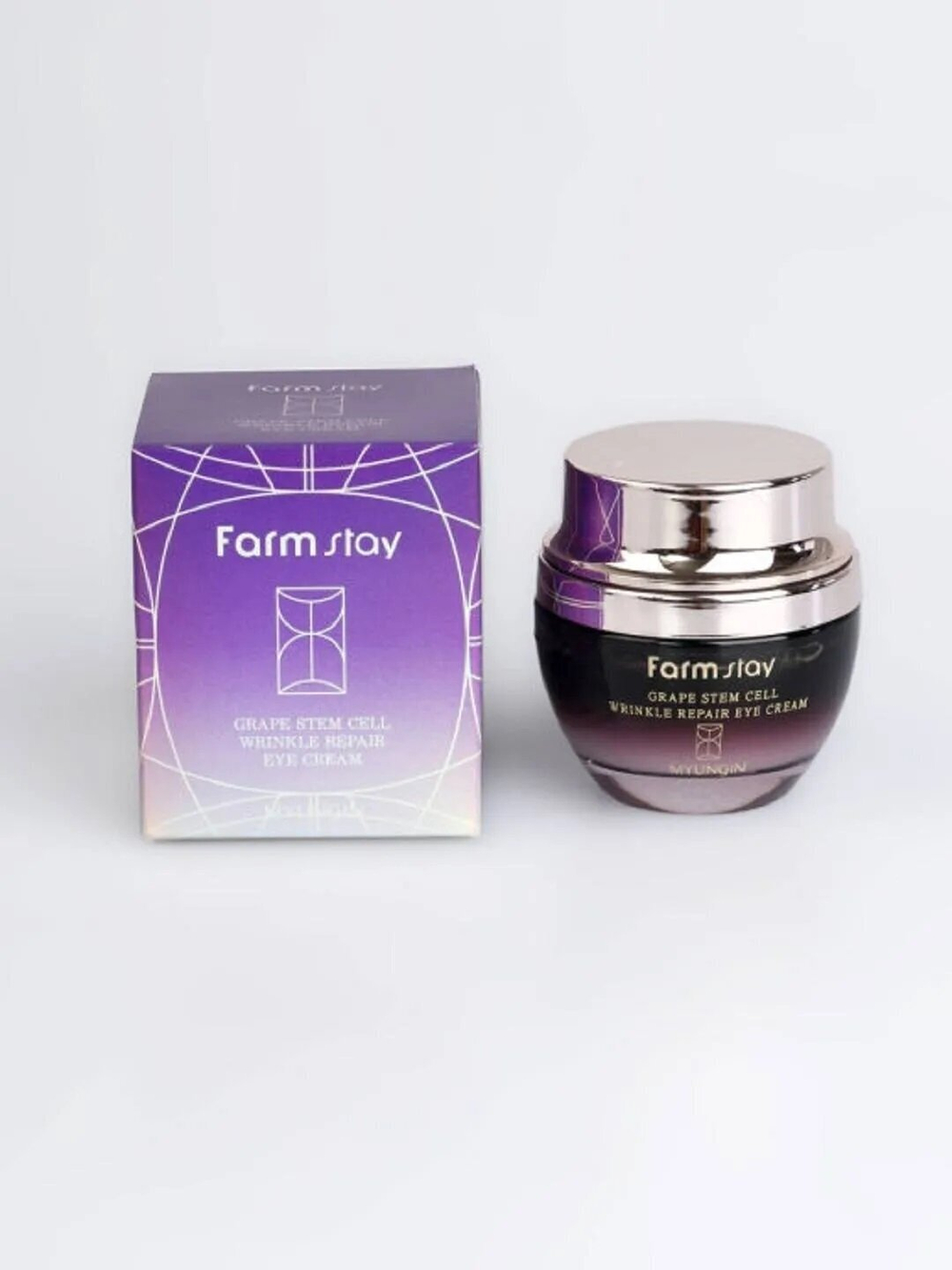 Крем для глаз Farm Stay Grape Stem Cell Wrinkle Repair Eye Cream