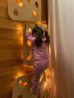 Спортивный уголок для дома детский, панели скалодрома 3 шт.