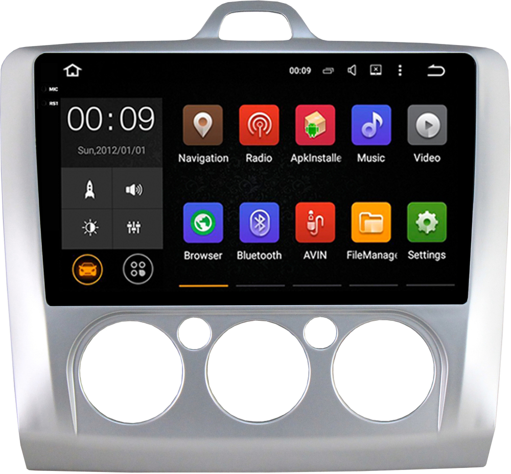 Магнитола для Ford Focus 2 2004-2011 (кондиционер) - AIROC 2K RX-1702M Android 13, QLed+2K, ТОП процессор, 8/128, CarPlay, SIM-слот