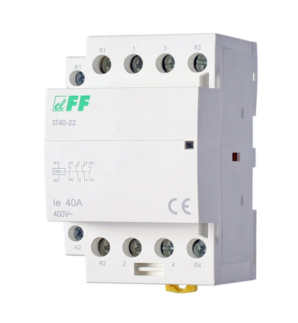 Контактор модульный ST40-22 40А 2NO+2NC F&F
