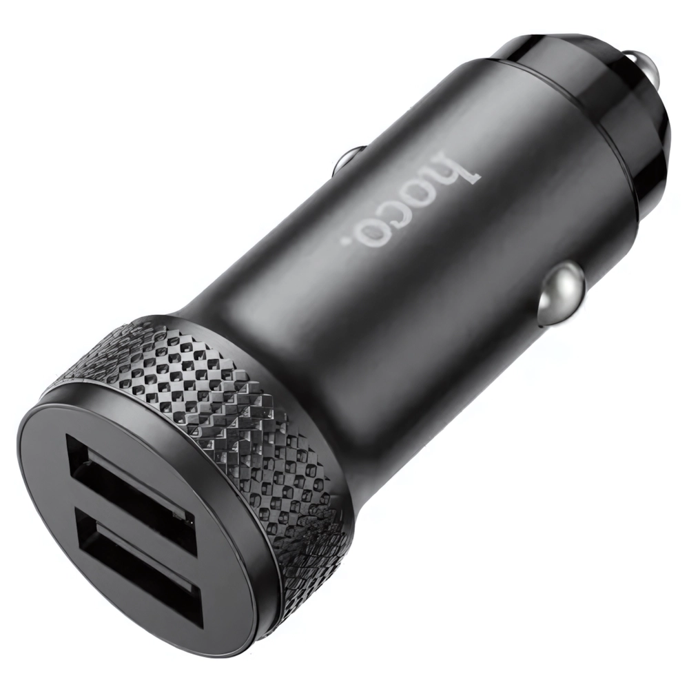 Автомобильное зарядное устройство HOCO Z49 2.4A 2xUSB Black