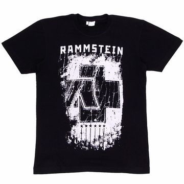 Футболка Rammstein (серебро) (482)