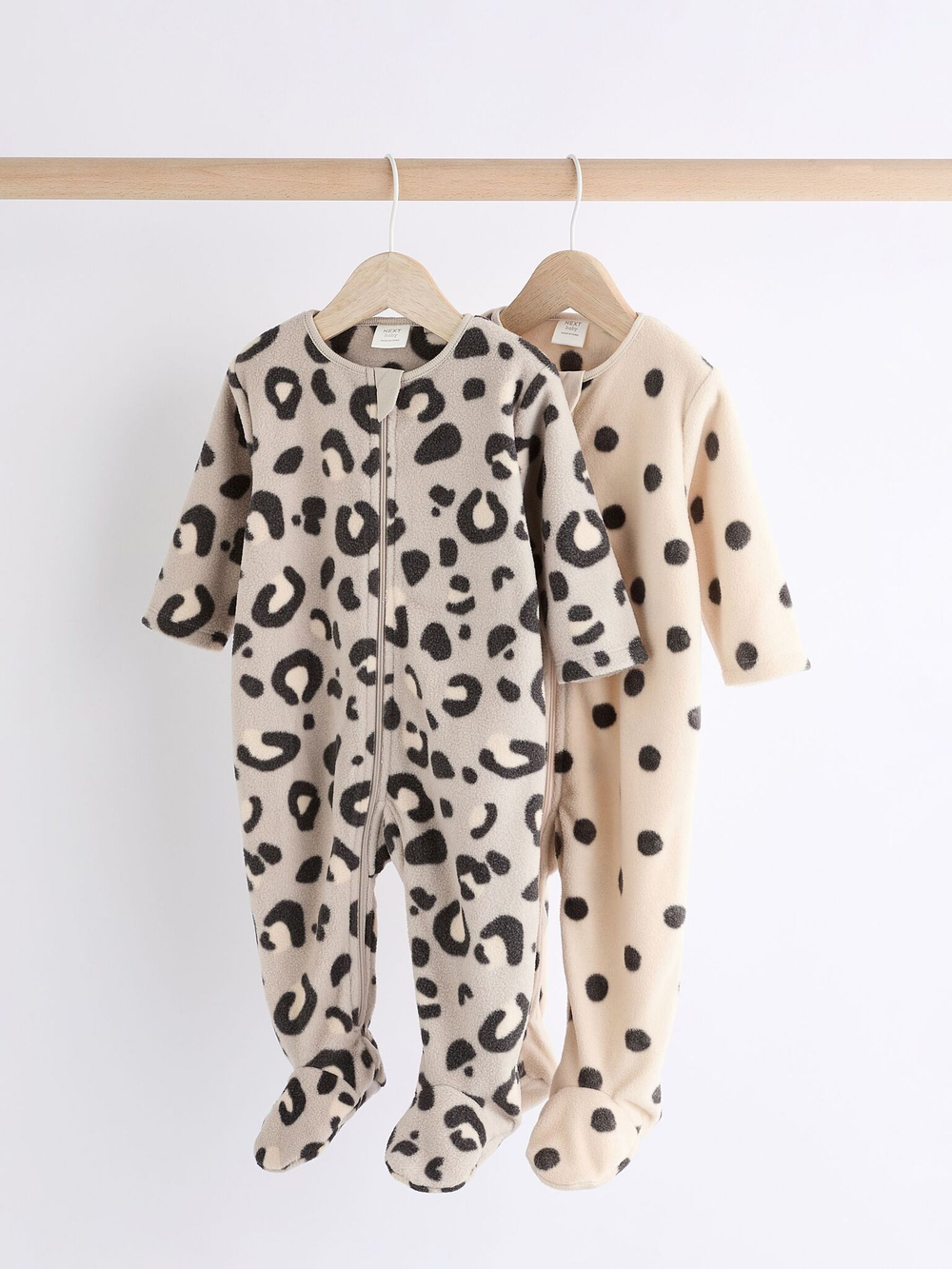 Комбинезон / Cлип для малышей Next K79-504, 2 шт., Серый, Бежевый