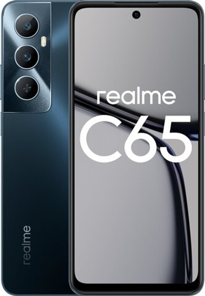 Смартфон realme C65 6/128 Гб, 2 nano SIM, 6.67", Ростест, черный