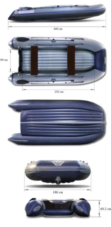 Лодка ПВХ ФЛАГМАН 400 U