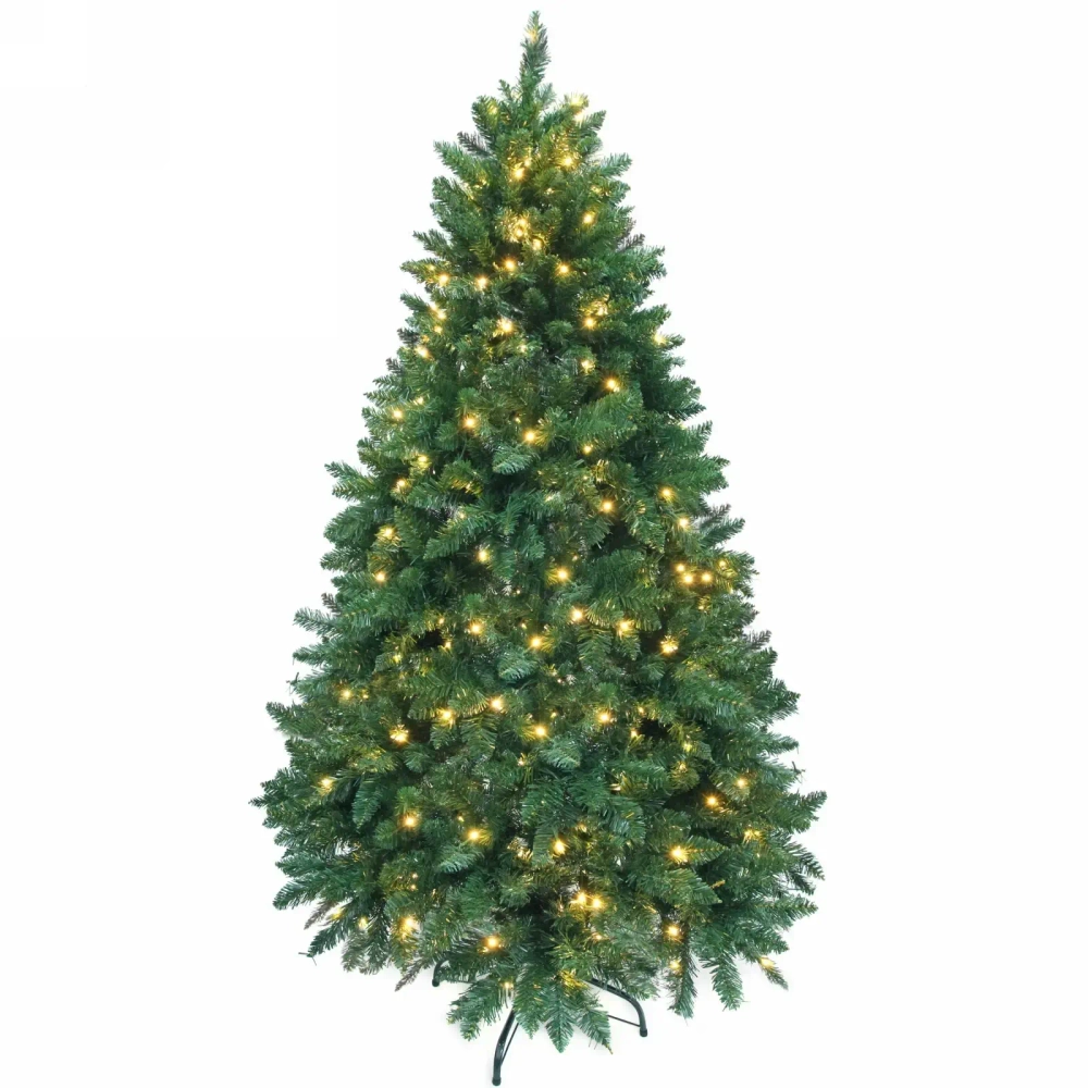 Ёлка «Ночные огни» 210 см, ПВХ 320 ламп LED (1161 ветка)