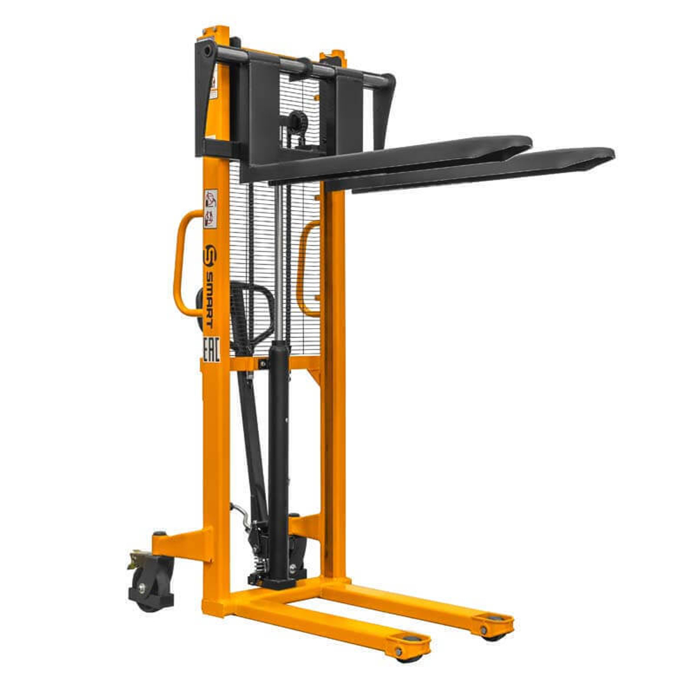 Ручной гидравлический штабелер SDJA 2016 (г/п 2 т, 1.6 м, раздвижные вилы) SMART