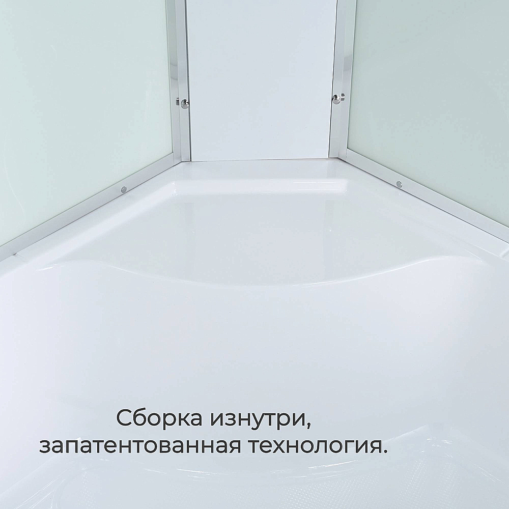 Душевая кабина AvaCan EM Серия EM5011LEDnew 110х110 с подсветкой