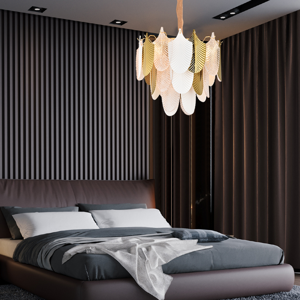 Люстра Cloyd BONGA-B C9 / Ø40 см - золото (арт.10587)