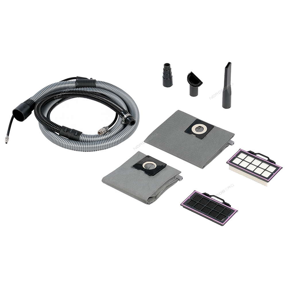 NORDBERG (NV34) Пылесос одномоторный 30л 1600 Вт с поддержкой пневмоинструмента