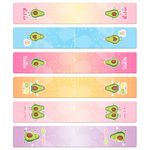 Закладки для книг МАГНИТНЫЕ, "5 ДИЗАЙНОВ МИКС", 6 штук, 60x20 мм, FUNSTER (ФАНСТЕР), 116652