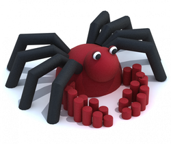 Резиновая фигура 3D Крабик для детских площадок