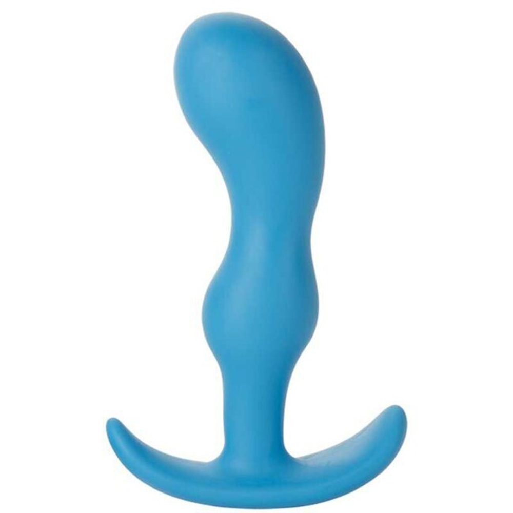 Анальный стимулятор простаты голубой Mood large (Цвет: голубой)