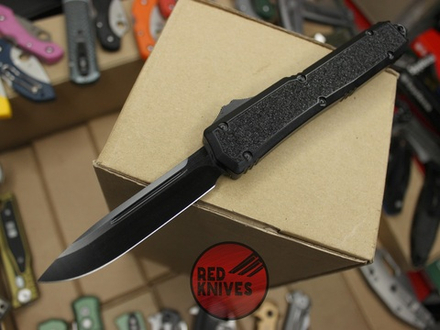 Нож Microtech Makora S/E - темная рукоять, черный клинок