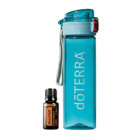 Набор doTERRA «Солнце в воде» для активного образа жизни (бутылка голубая + MetaPWR)