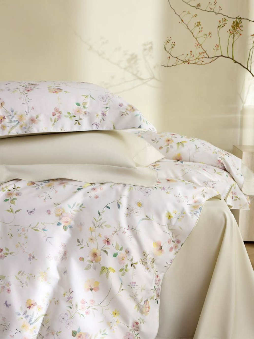 Постельное белье из тенселя и хлопка Camelia