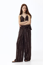 Брюки из муслина прямого кроя - H&M