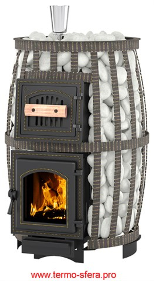 Печь ВЕЗУВИЙ Легенда Русский пар Ковка 24 (270) б/в