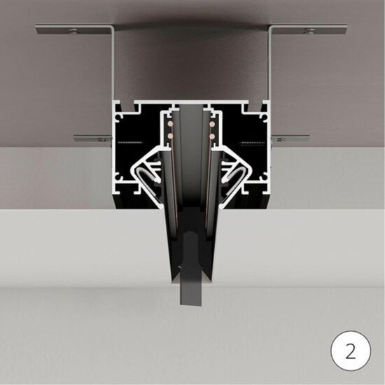 A474306 МАГНИТНЫЙ ШИНОПРОВОД LINEA ДЛЯ МОНТАЖА В НАТЯЖНОЙ ПОТОЛОК