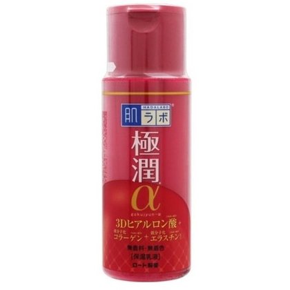 Молочко для лица с эффектом лифтинга и гиалуроновой кислотой Rohto Hada Labo Gokujyun Alpha Deep Moist Lift Anti-aging Milk 140мл