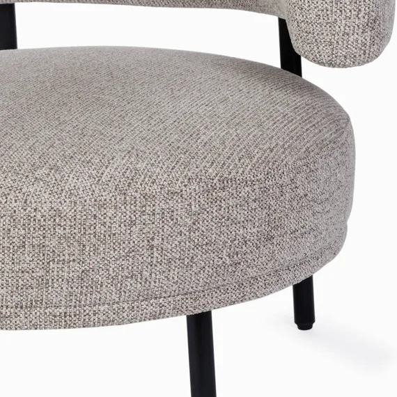 Кресло Lilly светло-серое