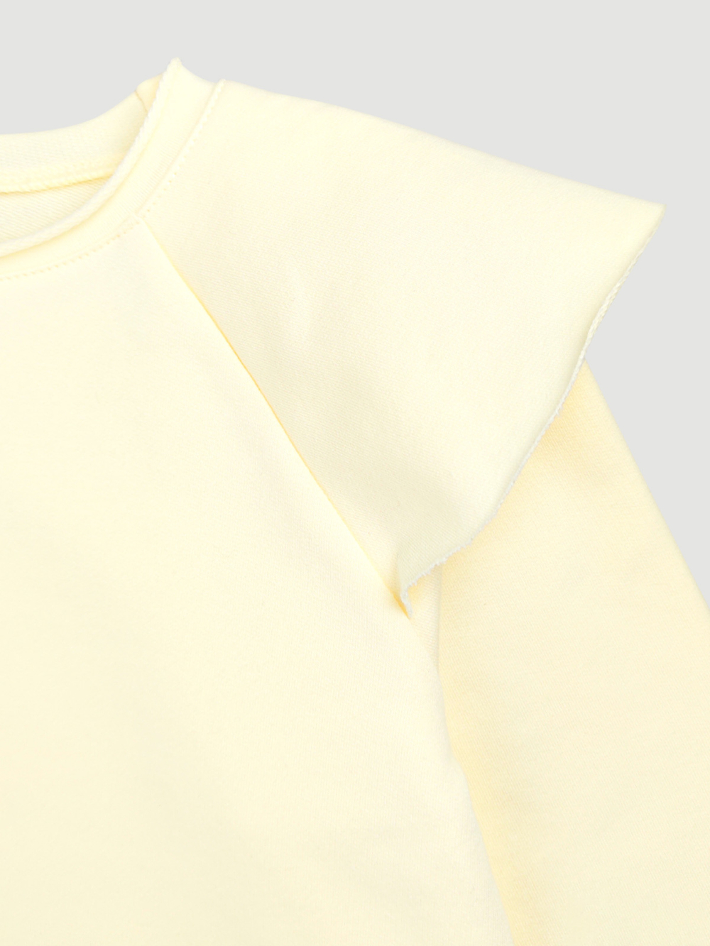 Свитшот Mjölk Light Yellow, с крылышками