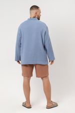 Джемпер мужской Баунти-4 Виотекс СЕРО-ГОЛУБОЙ