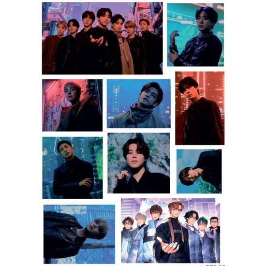Наклейка А5 k BTS 08