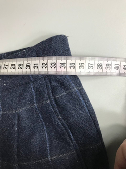 Брюки Massimo Dutti в клетку из шерсти, маркировка 34, визуально на 40 размер