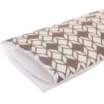 Коврик для сушки посуды 38*50см «Ромбы» бежевые