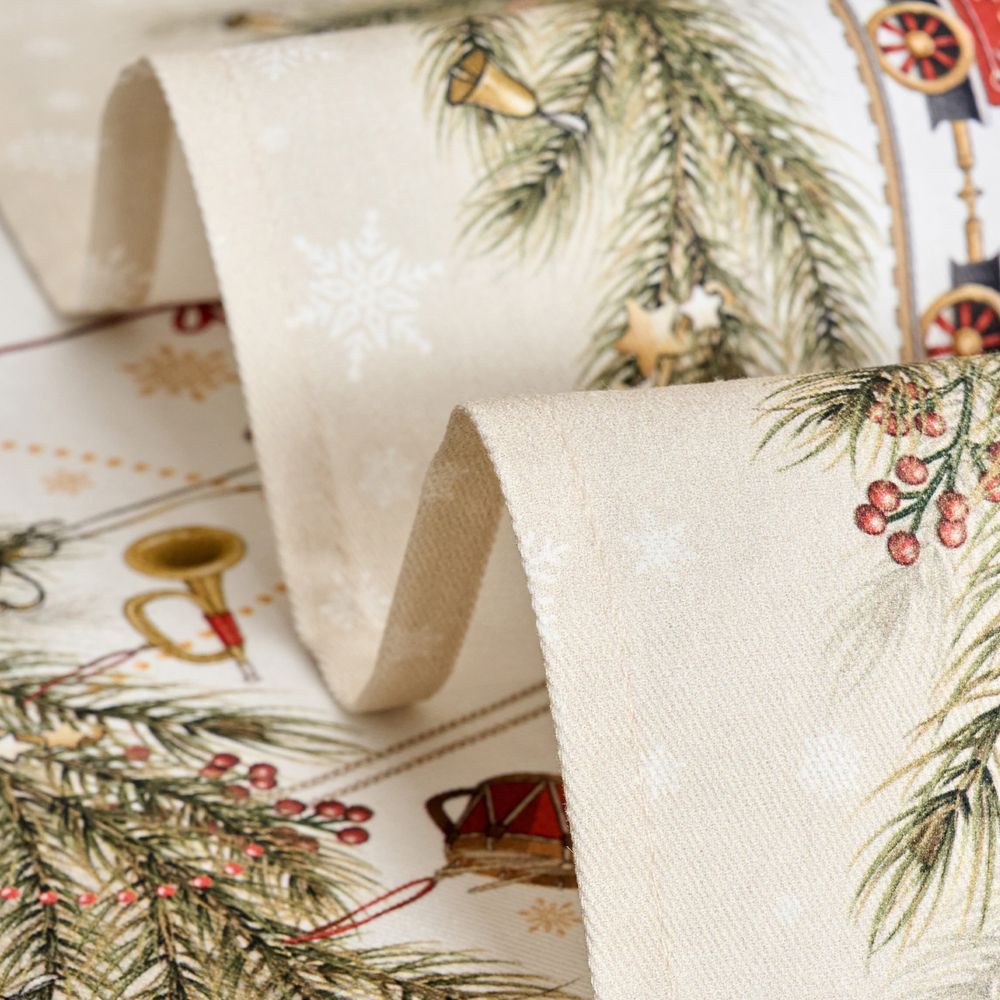 НАБОР ПОЛОТЕНЕЦ ИЗ 2 ШТ "ЩЕЛКУНЧИК" 40Х60СМ БЕЖЕВЫЙ,100%ХЛОПОК,ТВИЛ