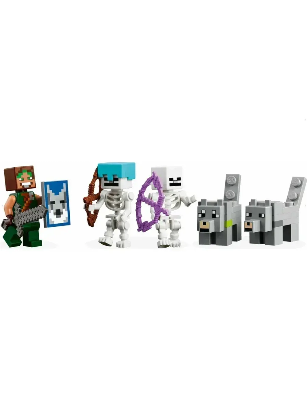 Конструктор Майнкрафт Волчья крепость 312 деталей