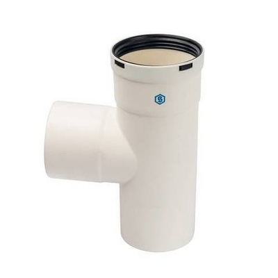 Тройник для раздельного дымохода STOUT D80 мм (для конденсационного котла)