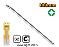 Бита PH2х100мм 1шт. INGCO SDB61HL1001