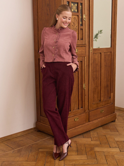 Брюки классические вельветовые