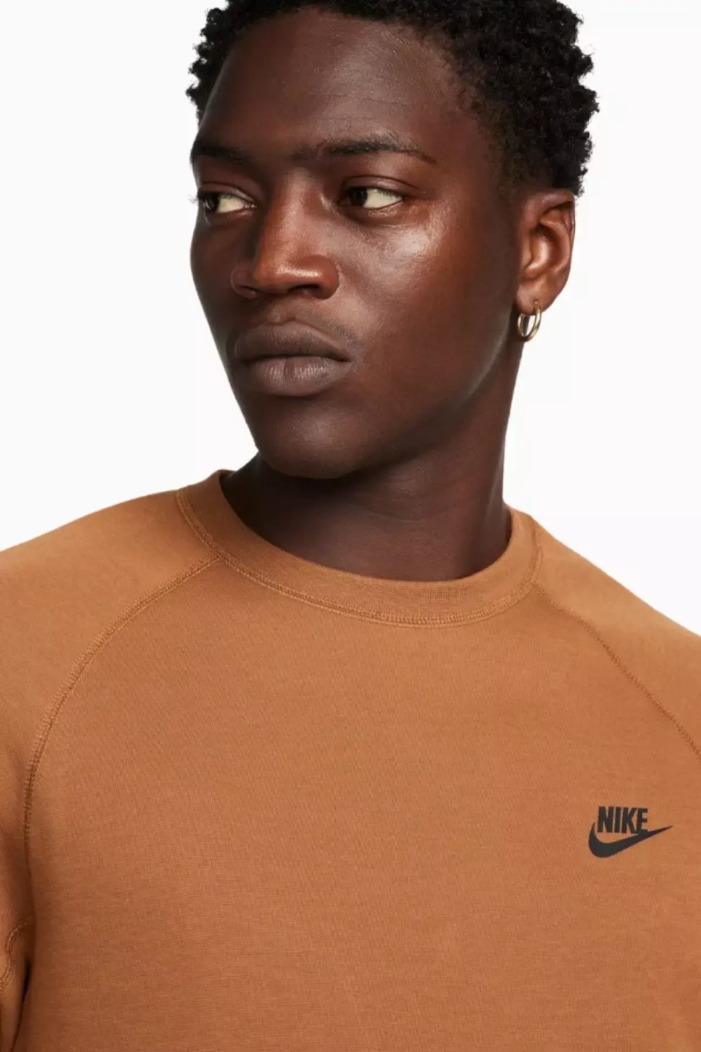 Fleece crew nike top