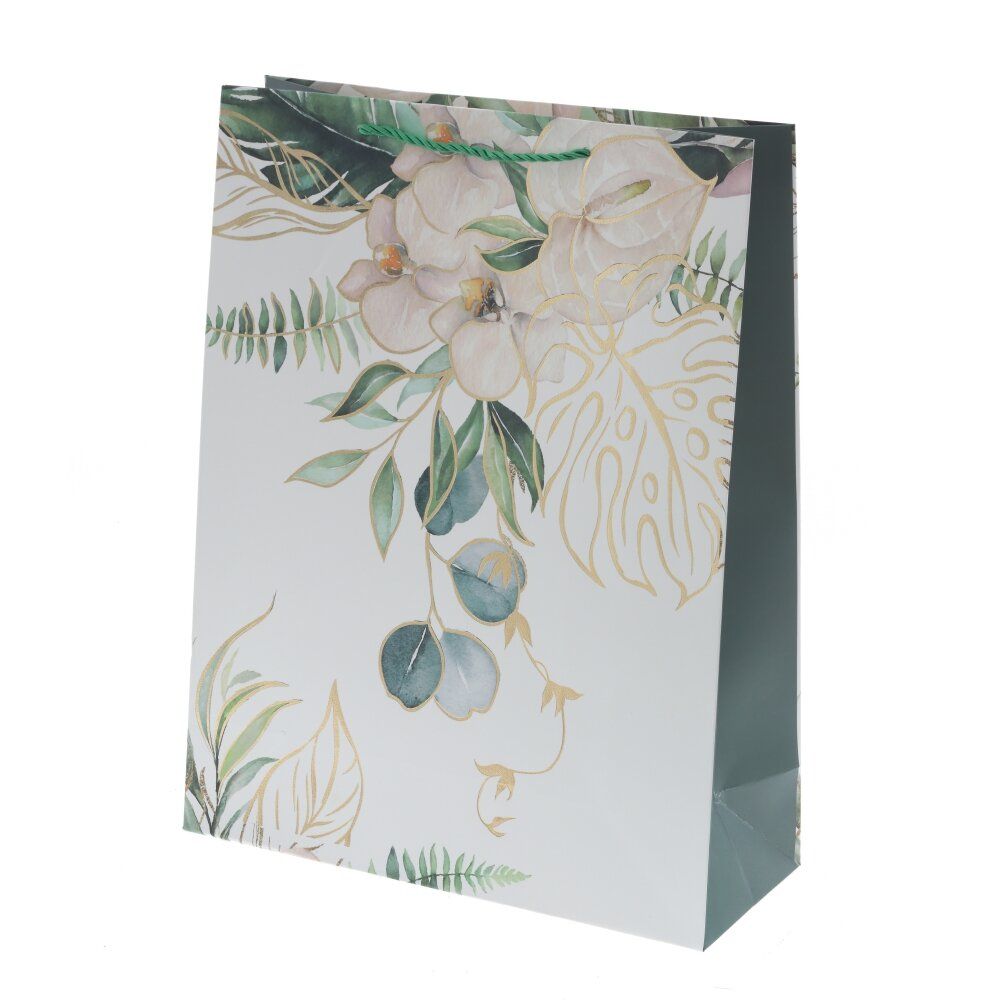 GAEM Пакет подарочный L (бумага 210г/м2, блок микс 12шт), L31 W12 H40 см, 4в.