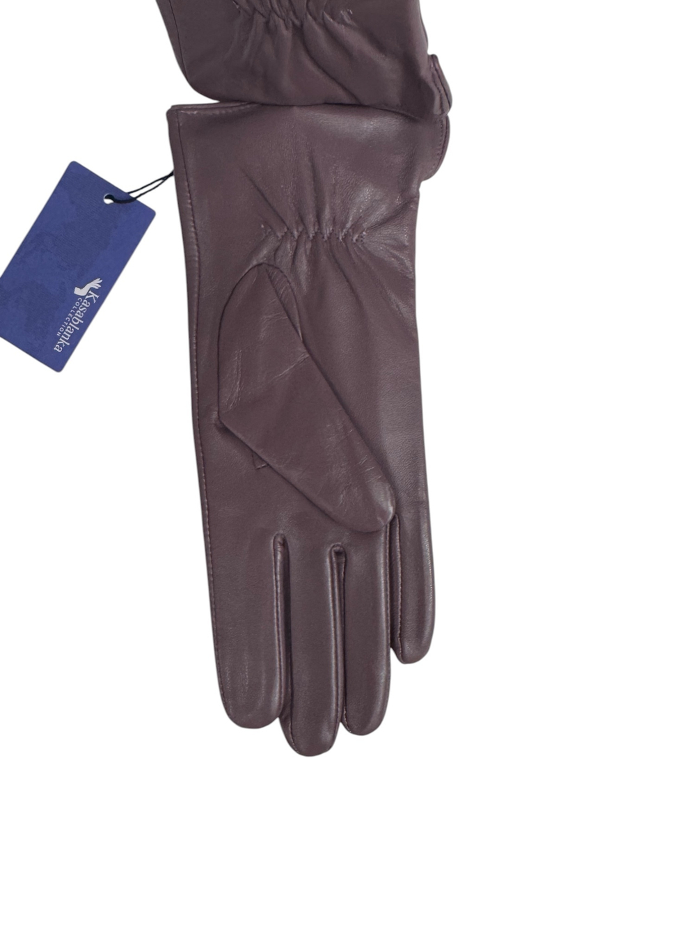 Перчатки.Женские.Кожаные.Люкс качества. Подклад: трикотаж-шерсть. Kasablanka. 5 шт в упаковке.