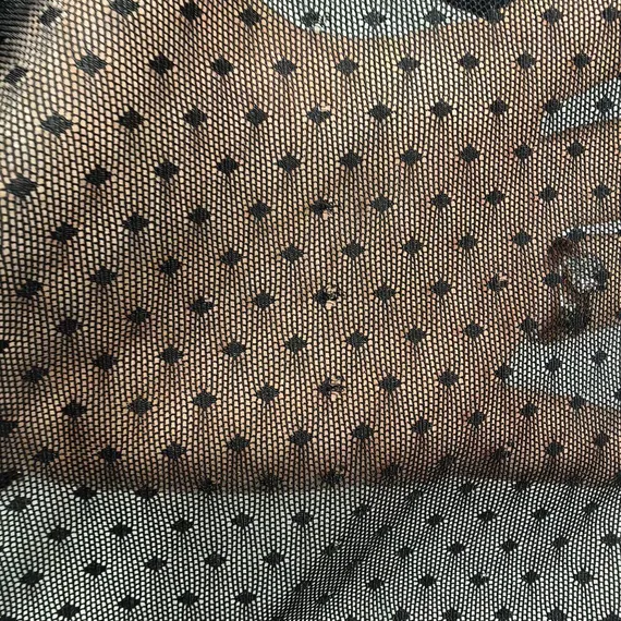 Уценка! Сетка эластичная черная "Ромбы", Турция